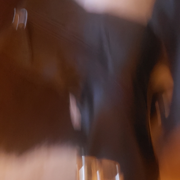 Gorgeous black sock booties with gold chain - Picture 5 of 9